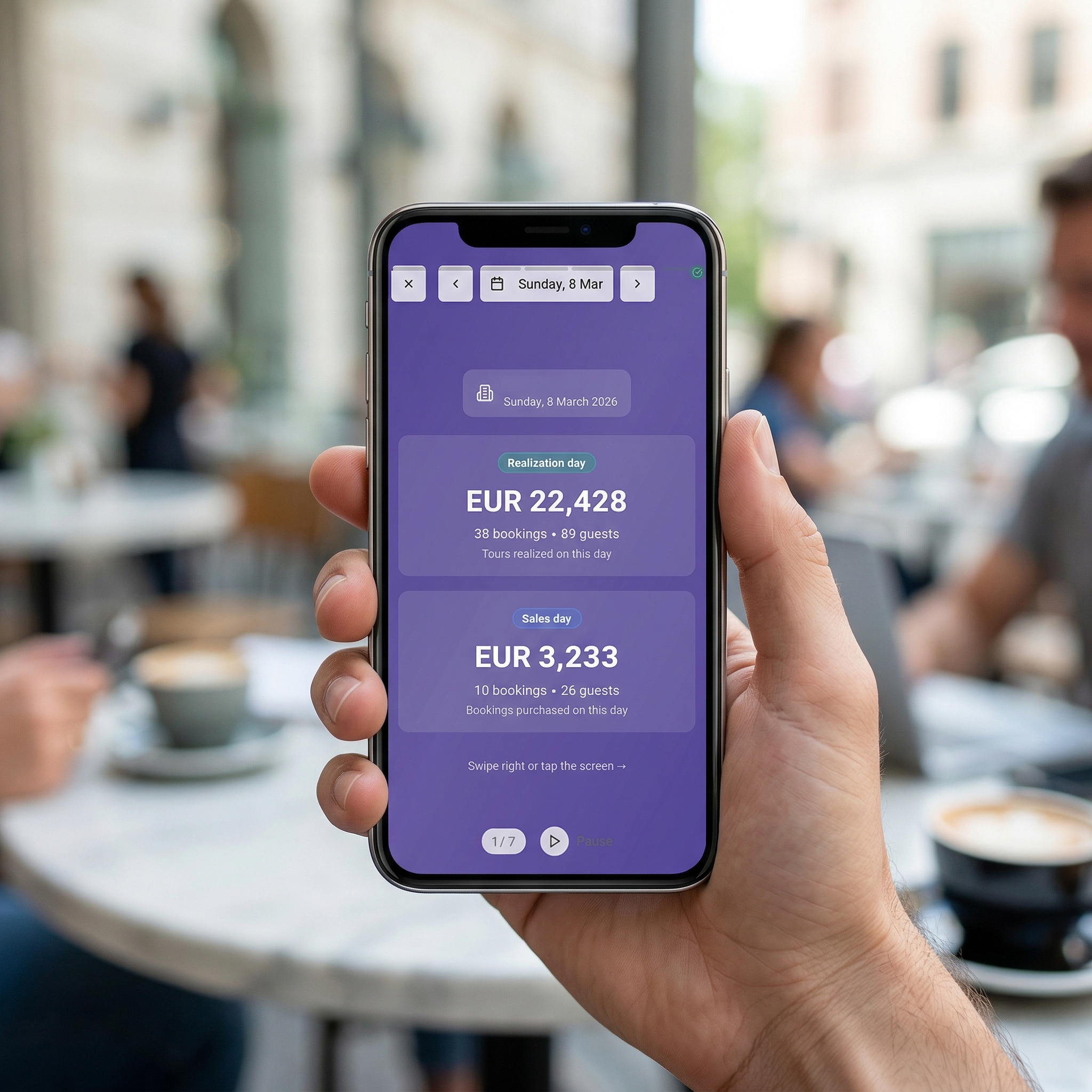 Company Briefing mobile dashboard